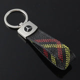 Mercedes Benz Nylon Metal Car Keyring Pandant Auto Key Chain Holder