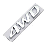 Hyundai 4WD Logo Metal Car Rear Sticker Decal Trunk Emblem Badge