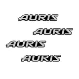 4pcs/set Toyota Rav4 Prado Corolla CHR Hilux Auris Avensis Prius YARIS Metal Car Stereo Sticker Auto Audio Emblem Decal