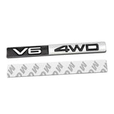 Car Trunk Badge Emblem Sticker for Toyota V6 4WD Reiz RAV4 Aygo Avensis Auto Whole Body Decal Exterior Accessories