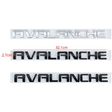 Chevrolet AVALANCHE Letter Logo ABS Car Rear Sticker Trunk Emblem Badge Decal