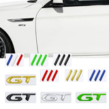 Peugeot GT Metal Car Front Hood Grille Emblem Auto Trunk Badge Sticker Decal
