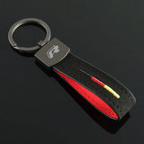 Volkswagen VW R Suede Car Keychain Pendant Key Chain Holder