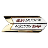 2pcs Honda Mugen Logo Metal Car Side Sticker Emblem Badge Decal Auto Body Decoration