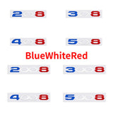 Peugeot 208 308 408 508 2008 3008 4008 5008 Letter Car Front Hood Sticker Auto Rear Emblem Badge Decal