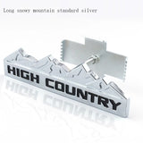 Jeep High Country Metal Car Body Fender Side Sticker Auto Front Grille Emblem Badge