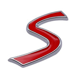 Metal Car Side Sticker Auto Body Decals Trunk Badge SD S D Logo for R50 R52 R53 R55 R56 F54 F55 F56 F60 Decoration