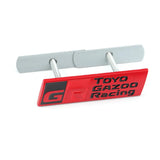 Car Logo Head Grille Rear Badge for GR Toyo Gazoo Racing Yaris Prius Supra Corolla Camry Crown Prado Corolla Sienta Hilux