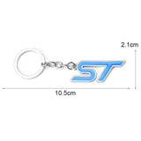 Ford ST Logo Metal Car Keychain Keyring