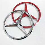 8CM 9CM 10CM 10.5CM Car Rear Middle Badge Emblem Sticker for Mercedes Benz W203 W211 W204 W210 W124 W212
