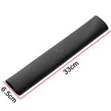 2pcs 33cm Hyundai Logo Suede Car Seat Safety Belt Pads Shoulder Protection Cover