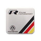 Volkswagen VW Logo Aluminum Alloy Car Body Sticker Nameplate Rear Emblem Badge Decal