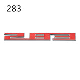 Chevrolet Letter 262 265 267 283 Metal Car Rear Sticker Decal Trunk Emblem Badge