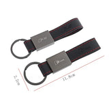 Audi RS Sline Car Logo Leather Keychain Key Holder Keyring