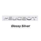 Peugeot ABS Letter Car Rear Sticker Emblem Badge Decal