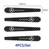 Mercedes Benz Carbon Fiber Car Door Bowl Handle Anti-collision Protective Stickers Scratches Film