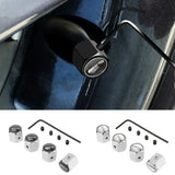 4pcs/set Mercedes Benz AMG Anti-Theft Car Air Valve Stem Cap Auto Tyre Valve Covers