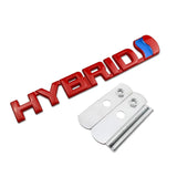 13.4x2cm Car Trunk Front Girlle Badge Sticker for Toyota Hybrid Yaris Avalon Auto Whole Body Emblem Decal Exterior Accessories