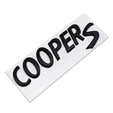Metal Car Trunk Sticker Side Badge Emblem COOPER S COOPER D COOPER SD Logo for R50 R52 R53 R55 R56 F54 F55 F56 F60