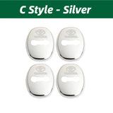 4pcs/set Toyota Stainless Steel Car Door Lock Cover Protection