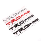 ABS TRD Pro Badge Car Rear Trunk Fender Side Sticker for Camry Corolla Yaris Hilux Highlander Aqua Rav4 Auto Decoration
