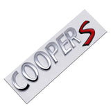 Metal Car Trunk Sticker Side Badge Emblem COOPER S COOPER D COOPER SD Logo for R50 R52 R53 R55 R56 F54 F55 F56 F60