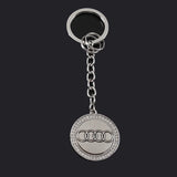 Audi Diamond Metal Car Key Rings Keychain Pendant