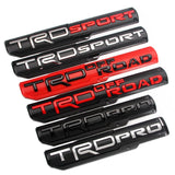 ABS Car Rear Trunk Fender Side TRD Pro Bro Sport Off Road Badge Sticker for Camry Corolla Yaris Hilux Highlander Aqua Rav4