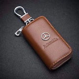 Mercedes Benz Cowhide Car Key Cover Shell Key Bag Protective Cover