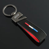 BMW G02 Logo Suede Car Keychain Pendant Key Chain Holder