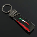 Honda XR-V Logo Suede Car Keychain Pendant Key Chain Holder