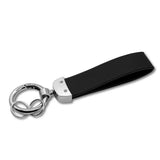 GMC PU Leather Car Logo Keychain