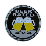 Jeep 4X4 Round Alloy Car Body Side Emblem Badge Rear Sticker Decal