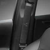 2pcs/set Mitsubishi Suede Car Safety Belt Pads Shoulder Covers