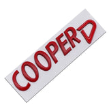 Metal Car Trunk Sticker Side Badge Emblem COOPER S COOPER D COOPER SD Logo for R50 R52 R53 R55 R56 F54 F55 F56 F60
