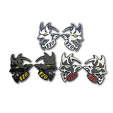 2pcs Dodge Demon 170 Metal Car Rear Sticker Body Badge Emblem