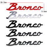 Ford Bronco Logo ABS Car Rear Sticker Auto Body Emblem Badge Decal