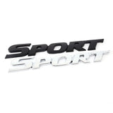 3D Metel Sport Logo Car Sticker Trunk Auto Emblem Badge Door Decals for Highlander Sport Logo SUV C-HR BMW HONDA VW Ford