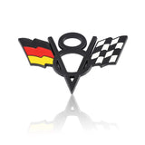 Chevrolet V8 Flag Metal Car Rear Sticker Decal Auto Trunk Emblem Badge