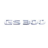 For GS300 GS350 GS430 GS460 Shinny Black Silver Car Styling Sticker Fender Body Trunk Emblem Auto Unique Decal Accessories