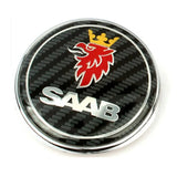 68MM SAAB SCANIA Logo ABS Car Front Bonnet Emblem Badge Rear Sticker Decal