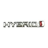13.4x2cm Car Trunk Front Girlle Badge Sticker for Toyota Hybrid Yaris Avalon Auto Whole Body Emblem Decal Exterior Accessories