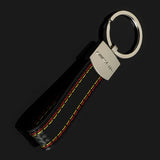 Mercedes Benz AMG Metal Leather Car Keychain Auto Key Holder Pendant