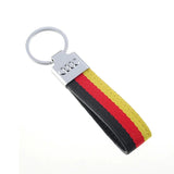 Audi Nylon Webbing Car Logo Keyring Keychain