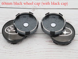4pcs/set 60mm Subaru ABS Car Wheel Hub Center Caps Covers