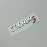 3D Letters Sticker Car Rear Trunk Emblem Accessories for Mini Cooper S Logo R50 R52 R53 R55 R56 F54 F55 F56 F60 Badge Decoration