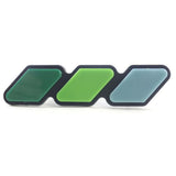 Three-colors Car Front Grille Emblem Badge Decals for TRD Tacoma 4Runner Tundra Rav4 Highlander Modified Accessories