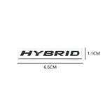 Car Fender Side Trunk Emblem Decoration Sticker for Toyota Hybrid Auris Yaris Corolla 4Runner Badge Decal Exterior Accessories