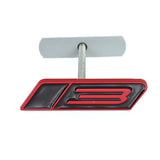 Ford Number 3 Metal Car Front Grille Emblem Badge Rear Sticker Decal