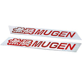 2PCS Car Rear Trunk Emblem Fender Side Badge Sticker for Mugen Logo Jazz Pilot Civic Accord City FIT CRV HRV Crosstour Odyssey